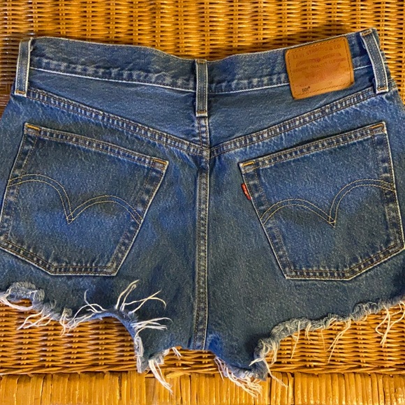 Levi jeans shorts, size 28W, 501 style - Picture 1 of 2